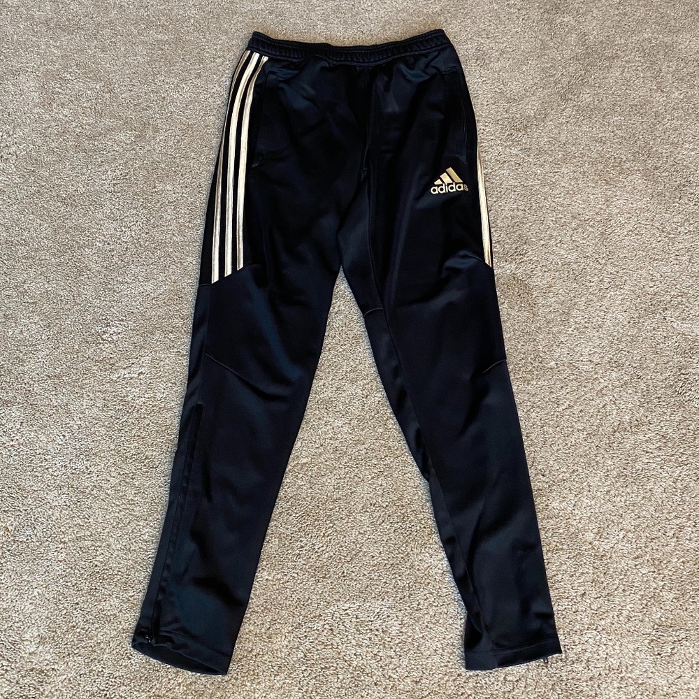 adidas Soccer Tiro 17 Training Pant Black Gold